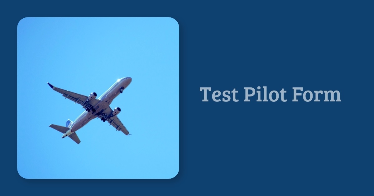 Pilot Form